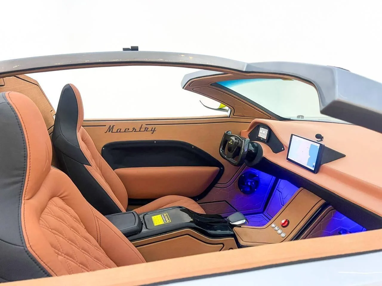 Interior SEACAR-MAESTRY em couro premium